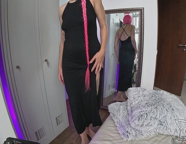 Adelle POV Dirty Director Dildoing Her to Orgasm in the Locker Room