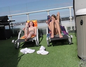 091521_end_of_summer_nude_sunbathing_lesbian_exploration_plus_jacuzzi